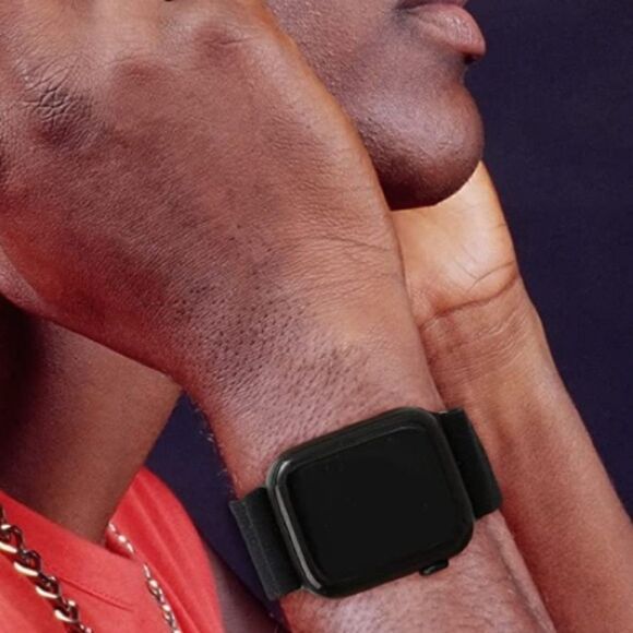 Black Stretchy Loop Band for Apple Watch - Picture 3 of 4